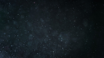 real backlit dust particles with real lens flare