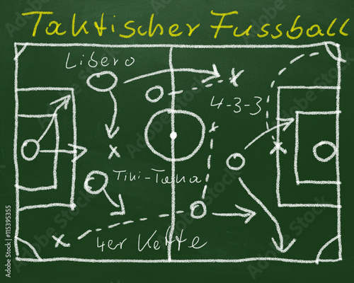 Taktik Tafel Fussball Buy This Stock Illustration And Explore