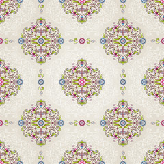 Canvas Print - Vector seamless pattern in Eastern style.