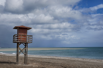 playa de la sal en el termino municipal de Casares, Málaga