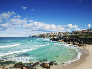 Wall Mural - tamarama beach near bondi on sydney australia coast