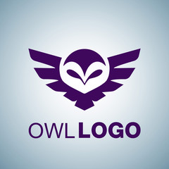 Wall Mural - owl logo 1