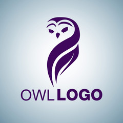Wall Mural - owl logo 3