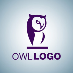 Wall Mural - owl logo 9