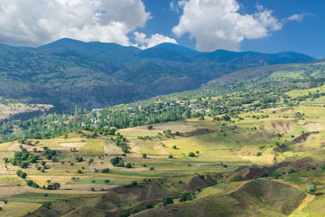 Summer Mountain Plateau Highland with Giresun - Turkey - Black S