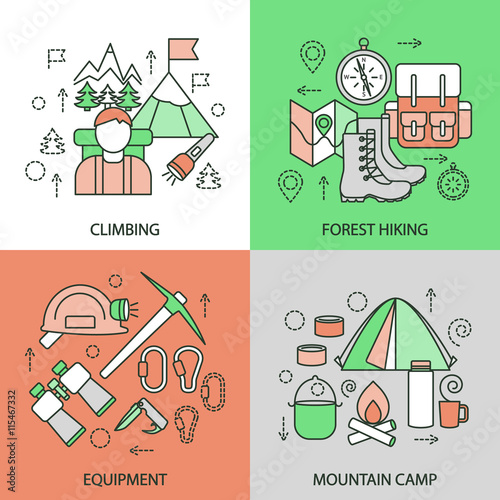 Mountain Climbing Linear Compositions