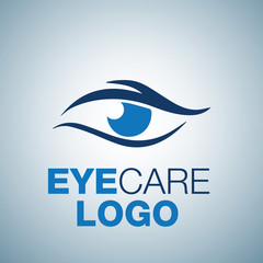 Wall Mural - eye care logo