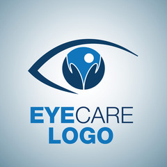 Wall Mural - eye care logo