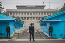 The Demilitarized Zone, Or DMZ, On The Border Between North And South Korea.