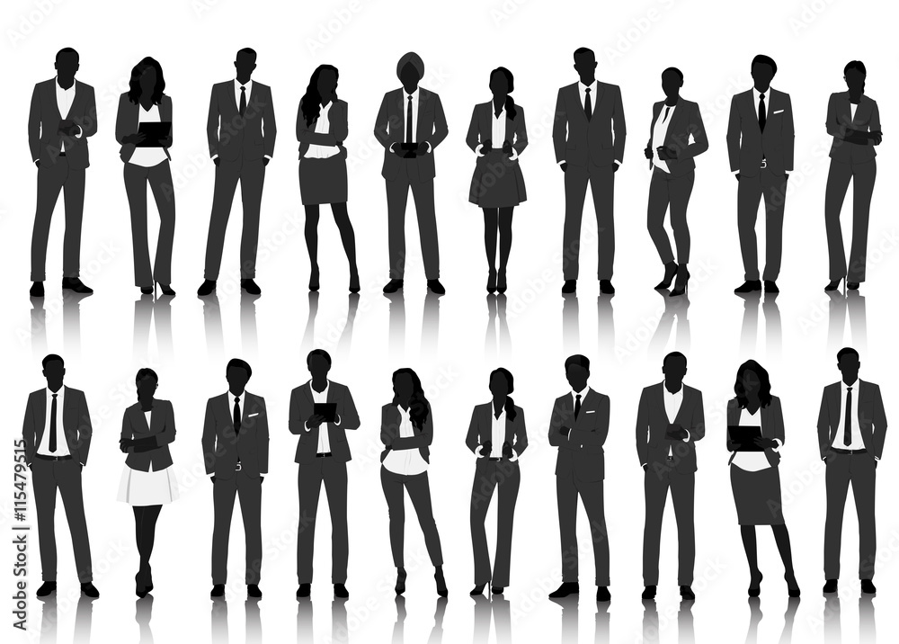 Vector UI Illustration Business People Concept Stock Illustration ...