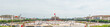 Panoramic view of Tiananmen Square, one of the world's largest city square