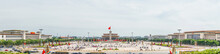 Panoramic View Of Tiananmen Square, One Of The World's Largest City Square