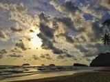 Fototapeta Fototapety z morzem do Twojej sypialni - Zachód słońca nad oceanem
