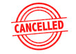 CANCELLED Rubber Stamp
