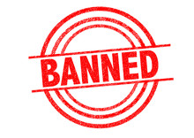 BANNED Rubber Stamp