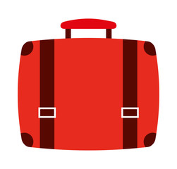 Canvas Print - suitcase isolated icon design