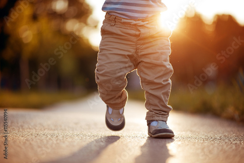 Fototapeta Baby's first steps