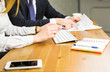 © satura_ - Hands of an office woman typing