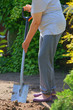 © 7monarda - Gardener digging soil with shovel