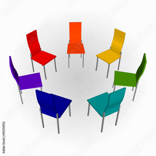 chairs in a circle