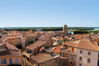 view above old town Arles in Southern France
