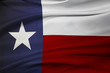 Silky Texas flag
