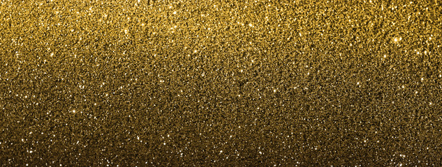 Wall Mural - gold glitter texture abstract banner background
