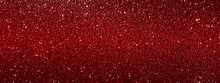 Red Glitter Texture Abstract Banner Background