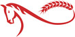 © Redwater Vectors - Horse Malt Tail Mobius Strip Retro