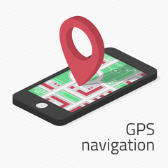 Poster - GPS navigation in phone