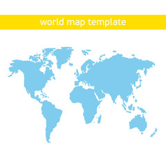  World map template
