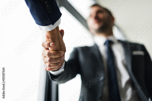 Fotografia Handshake Business Men Concept