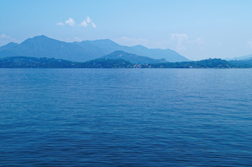 Naklejka na meble View of Lake Maggiore and the Alps