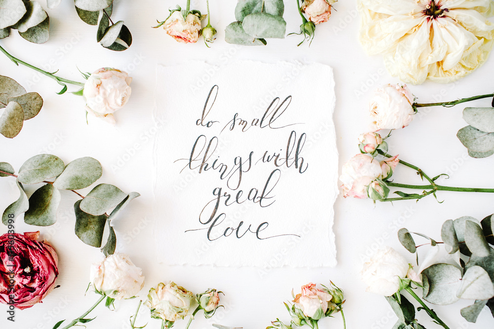Fotografija inspirational quote do small things with great Fotografija inspirational quote do small things with great
