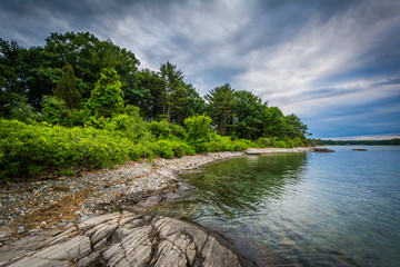 Wall Mural - Rocky coast at Odiorne Point State Park, in Rye, New Hampshire.