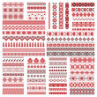 Big set of embroidery patterns