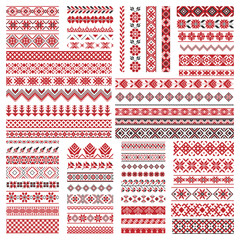 Big set of embroidery patterns
