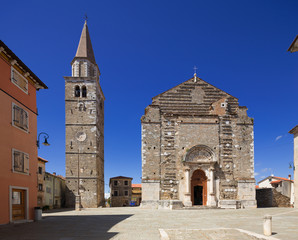 St. Servulus Cathedral in Buje. Istria, Croatia.