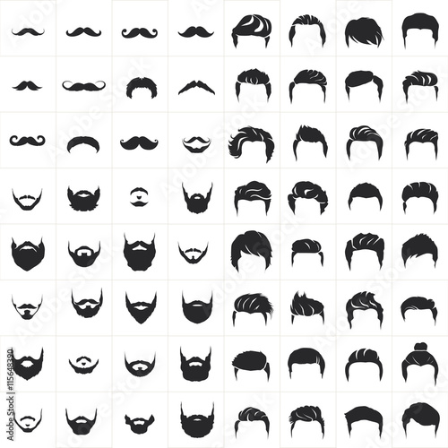 Fotografía Hipster style infographics elements and icons set for retro design