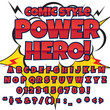 © Kednert - Comic alphabet set. Letters, numbers and figures for kids' illustrations, websites, comics, banners