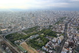 Fototapeta Nowy Jork - view of Osaka Japan : around tenouji station