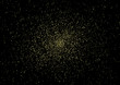 abstract glitter background effect. galaxy , universe , Sparkling star texture on black. Star dust sparks in explosion on black background. Vector Illustration , yellow