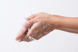 Fototapeta Łazienka - How to clean your hands.