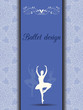 Ballet design card