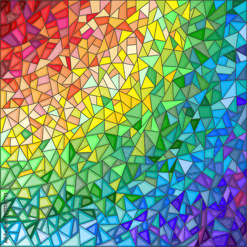 Dekoracja na wymiar  abstrakcyjne-tlo-witrazowe-kolorowe-elementy-ulozone-w-widmie-teczy