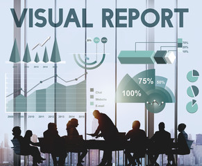 Wall Mural - Business Profit Results Analytics Statistics Concept