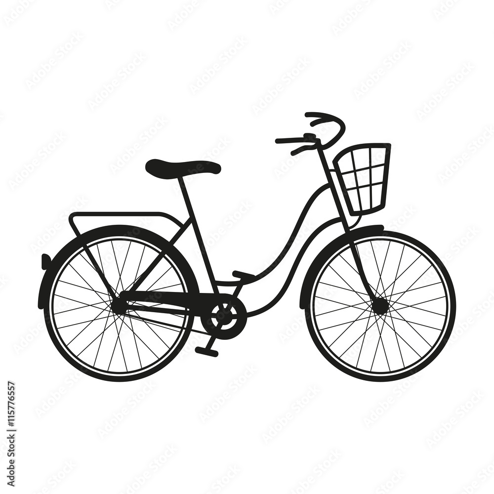 rower damka wektor - obrazy, fototapety, plakaty 
