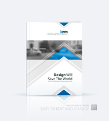 Brochure template layout, cover design annual report, magazine, 