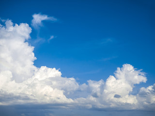 Wall Mural - beautiful sky with clouds background.