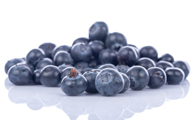 Wall Mural - Tasty fresh blueberries